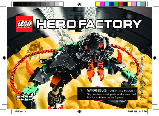 Building Instructions - LEGO - 6228 - THORNRAXX: Page 1