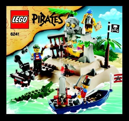 Building Instructions - LEGO - 6241 - Loot Island: Page 1