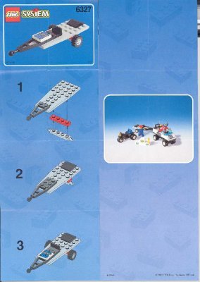 Building Instructions - LEGO - 6327 - Team Turbo: Page 1