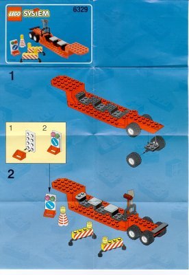 Building Instructions - LEGO - 6329 - Truck Stop: Page 1