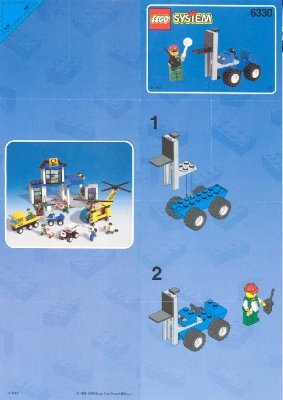 Building Instructions - LEGO - 6330 - Cargo Express Hub: Page 1