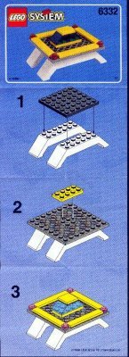 Building Instructions - LEGO - 6332 - Police Headquarters: Page 1