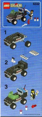 Building Instructions - LEGO - 6332 - Police Headquarters: Page 1