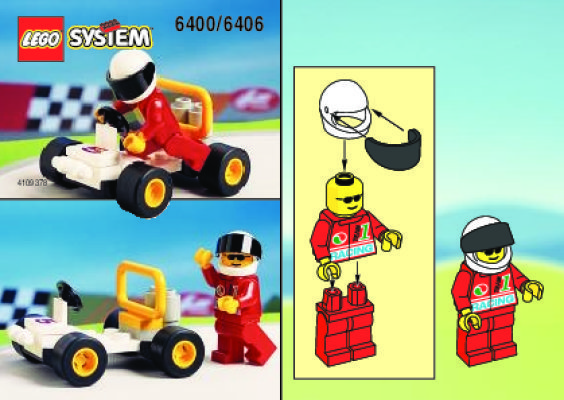 Building Instructions - LEGO - 6400 - GO-KART: Page 1