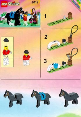 Building Instructions - LEGO - 6417 - PARADISA JUMPING COURSE: Page 1