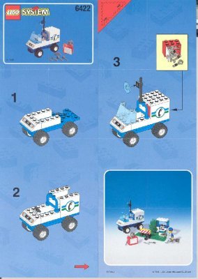 Building Instructions - LEGO - 6422 - Telecom Repair: Page 1