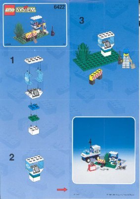 Building Instructions - LEGO - 6422 - Telecom Repair: Page 1