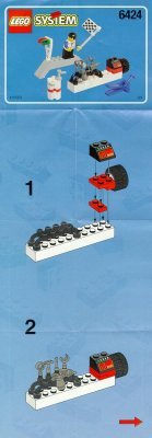 Building Instructions - LEGO - 6424 - Truck Race: Page 1