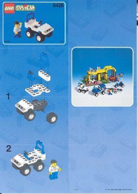 Building Instructions - LEGO - 6426 - The Pit Stop: Page 1