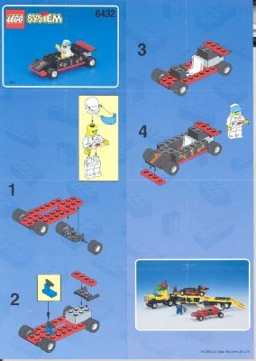 Building Instructions - LEGO - 6432 - Formula 1 Transporter: Page 1