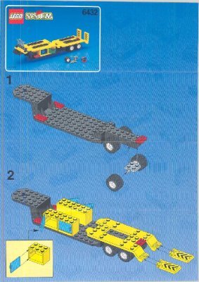 Building Instructions - LEGO - 6432 - Formula 1 Transporter: Page 1