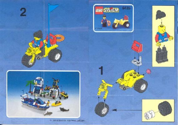 Building Instructions - LEGO - 6435 - COAST GUARD: Page 1