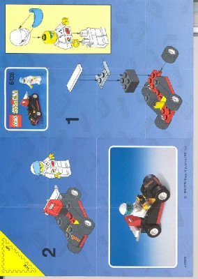 Building Instructions - LEGO - 6436 - Go-kart: Page 1