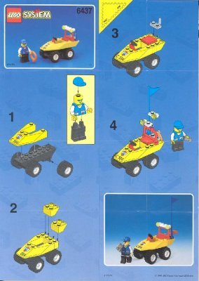 Building Instructions - LEGO - 6437 - Coastguard 4WD: Page 1