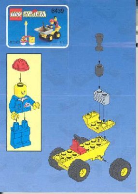 Building Instructions - LEGO - 6439 - MINI DUMPER: Page 1