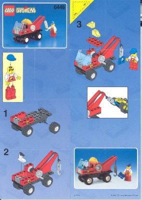 Building Instructions - LEGO - 6446 - TOW TRUCK: Page 1