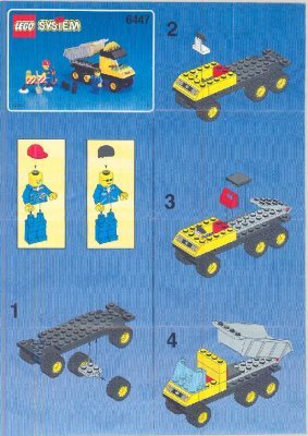 Building Instructions - LEGO - 6447 - TRUCK DUMPER: Page 1