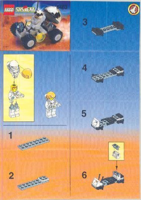 Building Instructions - LEGO - 6463 - Space Port Lunar Buggy: Page 1