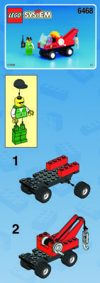 Building Instructions - LEGO - 6468 - TOW 'N' GO: Page 1