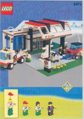 Building Instructions - LEGO - 6472 - OCTAN GAS STATION: Page 1