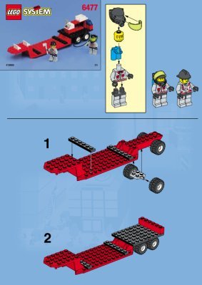 Building Instructions - LEGO - 6477 - Superpower Fire Engine: Page 1