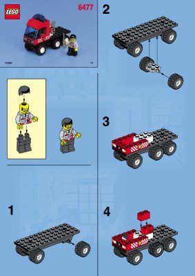 Building Instructions - LEGO - 6477 - Superpower Fire Engine: Page 1