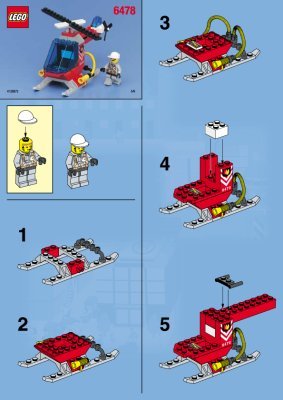 Building Instructions - LEGO - 6478 - Fire Station: Page 1