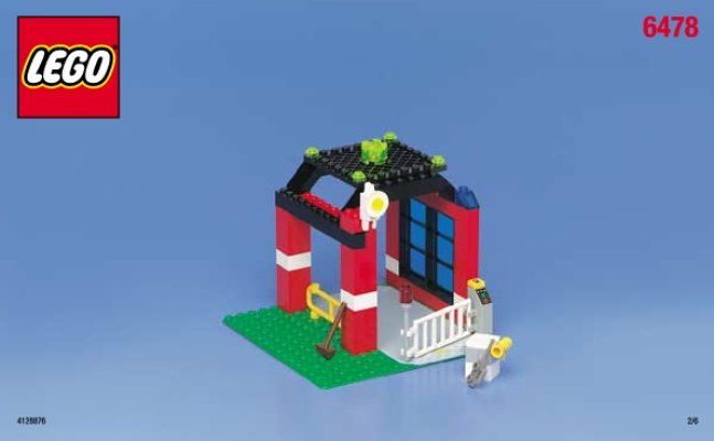 Building Instructions - LEGO - 6478 - Fire Station: Page 1