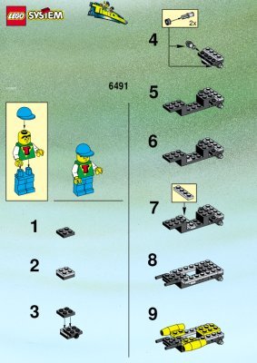 Building Instructions - LEGO - 6491 - Time Cruisers: Page 1