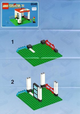 Building Instructions - LEGO - 6548 - GAS STATION/WORKSHOP: Page 1