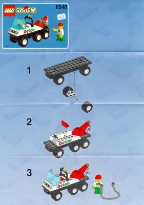 Building Instructions - LEGO - 6548 - GAS STATION/WORKSHOP: Page 1