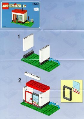 Building Instructions - LEGO - 6548 - GAS STATION/WORKSHOP: Page 1