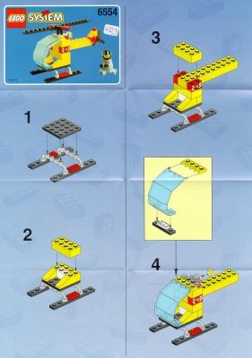 Building Instructions - LEGO - 6554 - FIRE STATION: Page 1