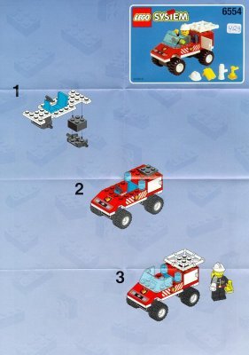 Building Instructions - LEGO - 6554 - FIRE STATION: Page 1