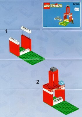 Building Instructions - LEGO - 6554 - FIRE STATION: Page 1