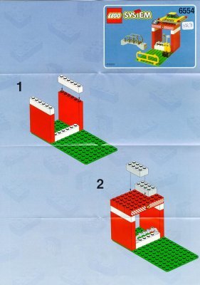 Building Instructions - LEGO - 6554 - FIRE STATION: Page 1