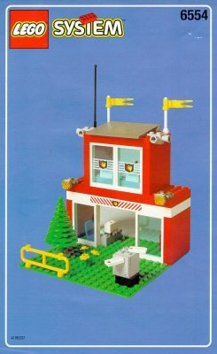 Building Instructions - LEGO - 6554 - FIRE STATION: Page 1