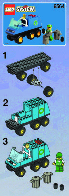 Building Instructions - LEGO - 6564 - REFUSE VAN: Page 1