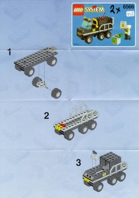 Building Instructions - LEGO - 6566 - MONEY TRANSPORT: Page 1