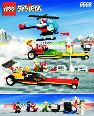 Building Instructions - LEGO - 6568 - Dragster Raceway: Page 1