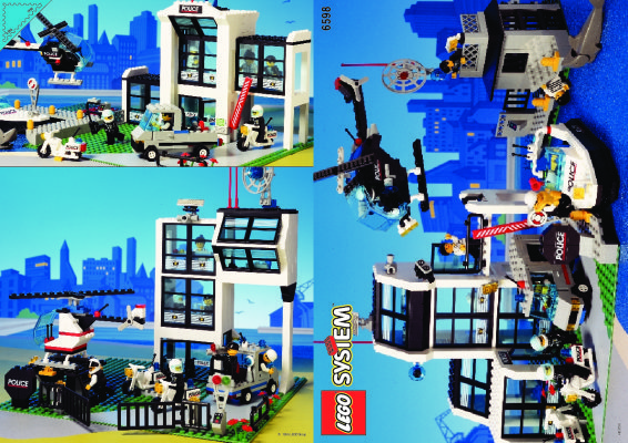 Building Instructions - LEGO - 6598 - POLICE STATION: Page 1