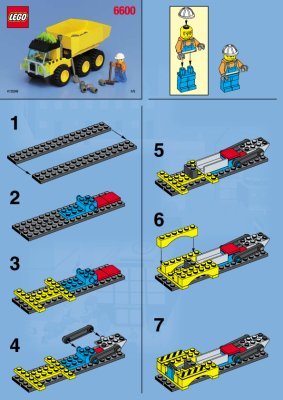 Building Instructions - LEGO - 6600 - Highway Construction: Page 1