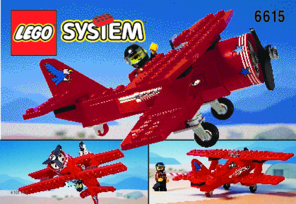 Building Instructions - LEGO - 6615 - BIPLANE: Page 1