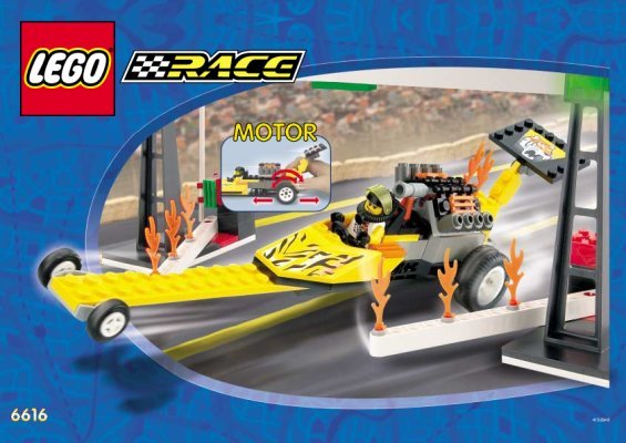 Building Instructions - LEGO - 6616 - Rocket Dragster: Page 1