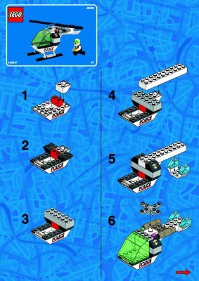 Building Instructions - LEGO - 6636 - POLICE HEADQUARTER: Page 1