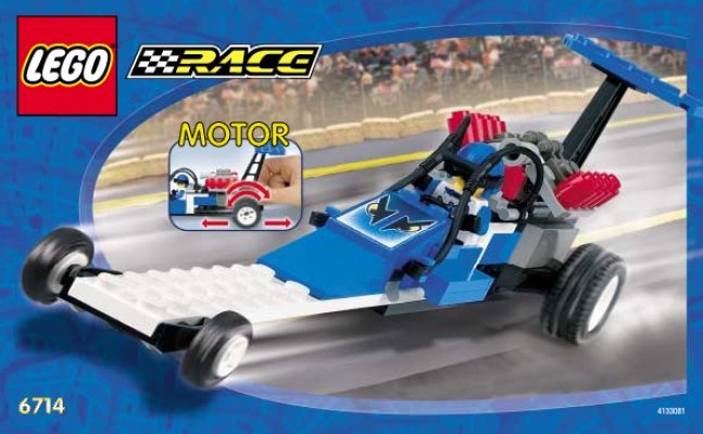 Building Instructions - LEGO - 6714 - Speed Dragster: Page 1