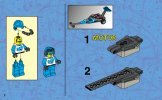 Building Instructions - LEGO - 6714 - Speed Dragster: Page 2