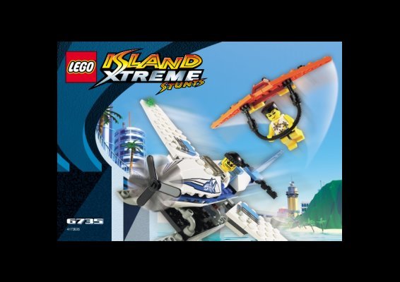 Building Instructions - LEGO - 6735 - Air Chase: Page 1