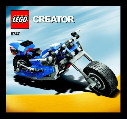 Building Instructions - LEGO - 6747 - Race Rider: Page 1