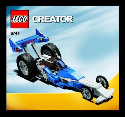 Building Instructions - LEGO - 6747 - Race Rider: Page 1